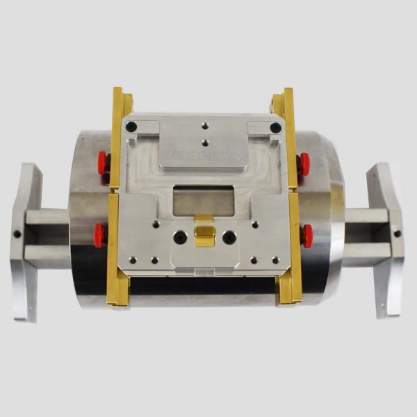 MB3315S / PM1533 QUICK CHANGE ADJUSTABLE BASE PLATE W/ 4 PCS (1 SET) OF BRASS V-JAWS (MBADLC3) For Round Parts (5.0″ Min -> 7.5″ Max Diameter) - Image 2