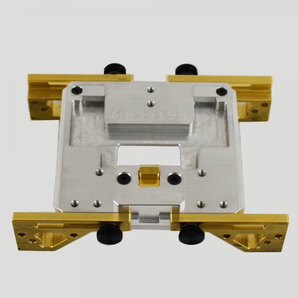 MB3315S / PM1533 QUICK CHANGE ADJUSTABLE BASE PLATE W/ 4 PCS (1 SET) OF BRASS V-JAWS (MBADLC3) For Round Parts (5.0″ Min -> 7.5″ Max Diameter) - Image 5